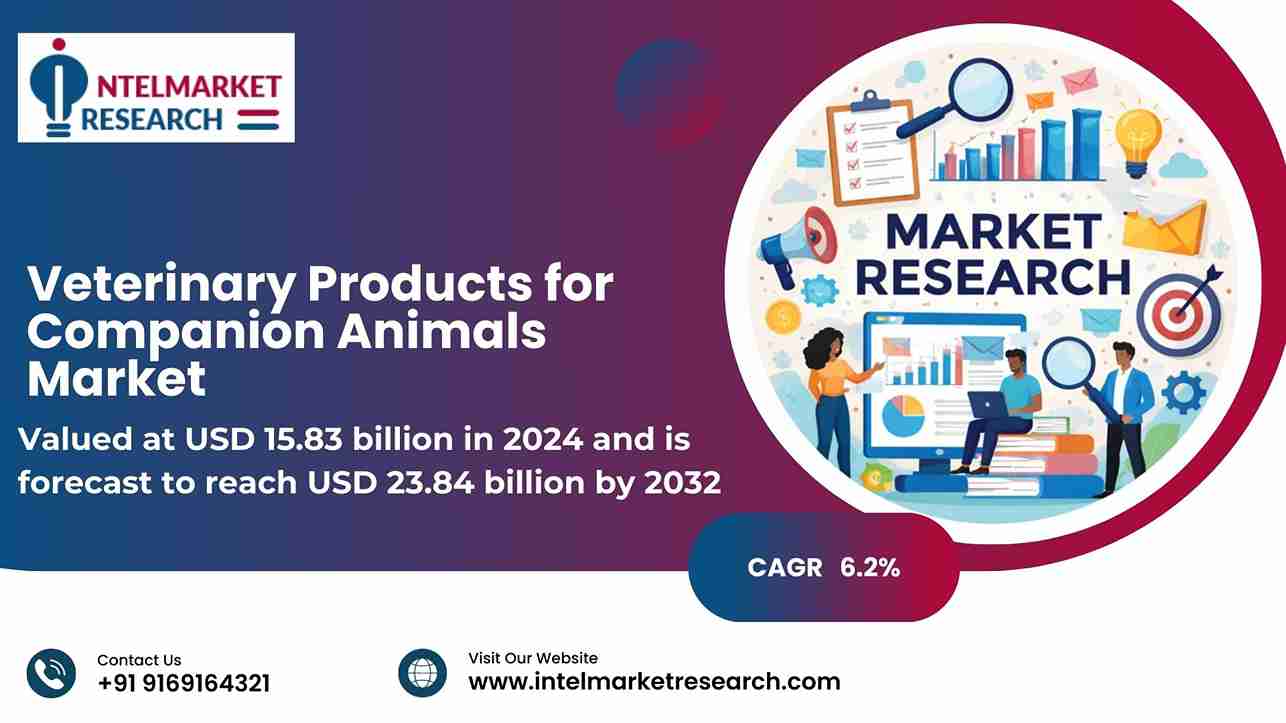 Veterinary Products for Companion Animals Market Size to Reach USD 23. ...